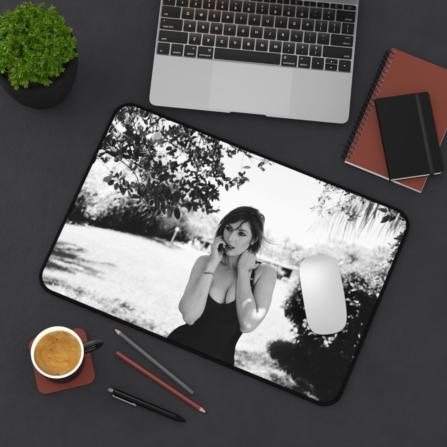 Lauren Phillips Noir Desk Mat - Image 4