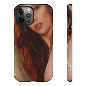 Lauren Phillips Pink Shimmer Tough iPhone Case