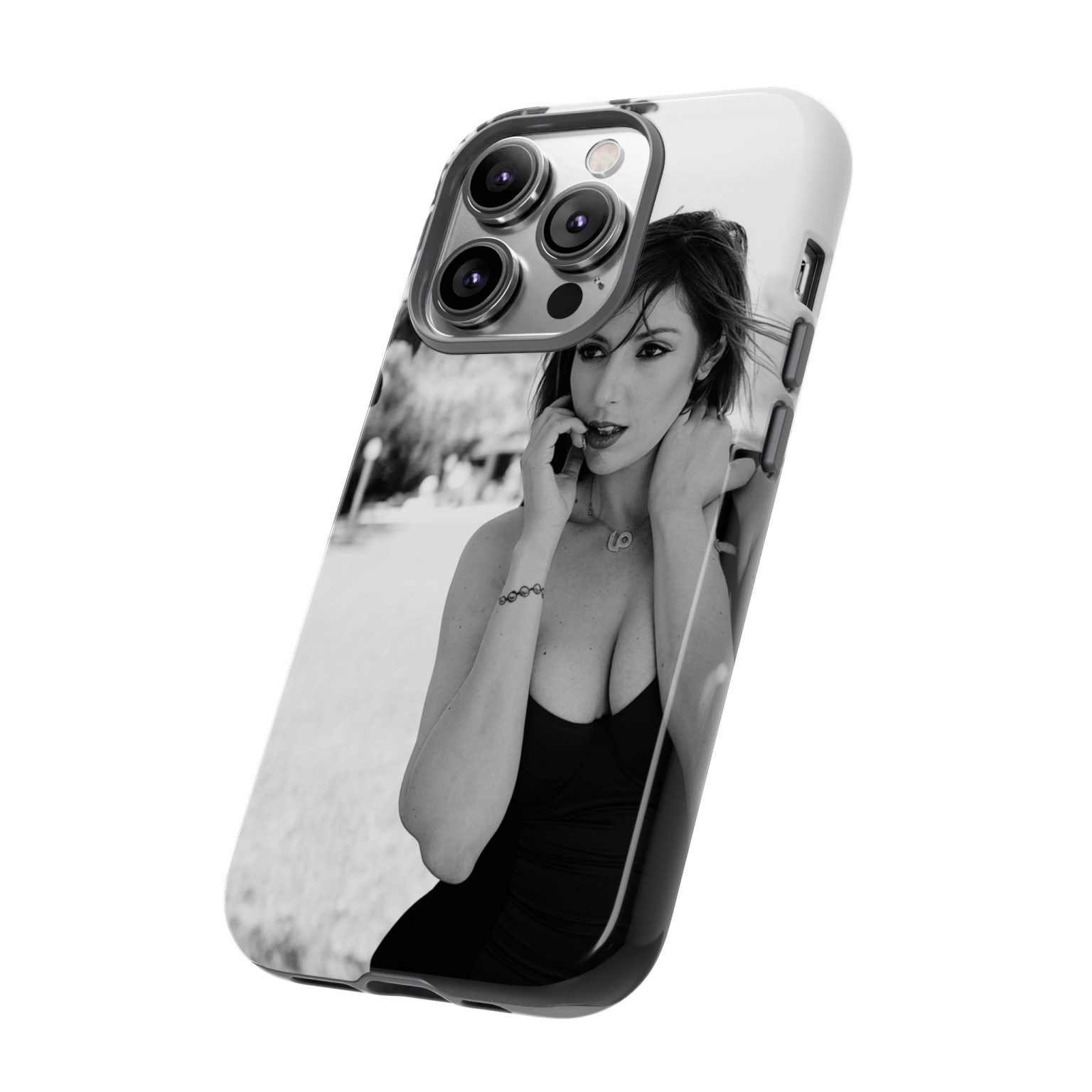 Lauren Phillips Noir Tough iPhone Case - Image 4
