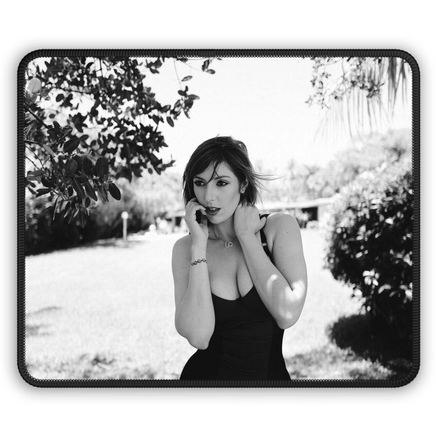 Lauren Phillips Noir Gaming Mouse Pad
